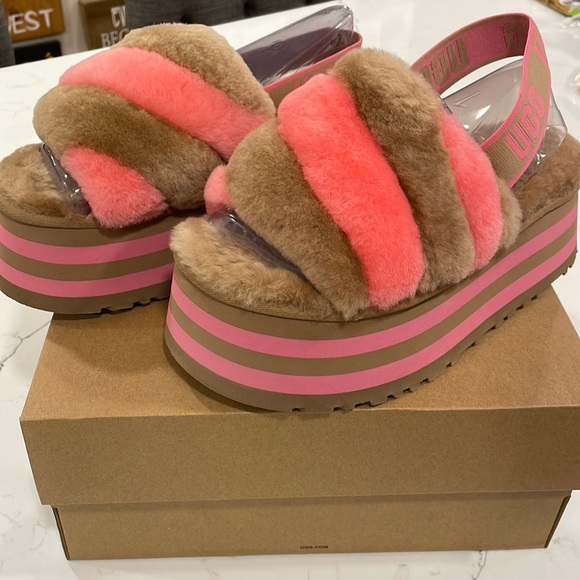 UGG Shoes - NWT Ugg Disco Stripe Slide
